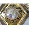 Image 3 : LOT 2 VINTAGE GENUINE PORCELAIN ART PLATE GOLD RIM