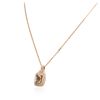 Image 3 : 14KT Rose Gold 2.56ct Morganite and Diamond Pendant With Chain