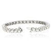 Image 3 : 14KT White Gold 7.60ctw Diamond Tennis  Bracelet