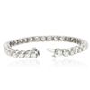 Image 3 : 14KT White Gold 7.60ctw Diamond Tennis  Bracelet