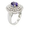 Image 3 : 18KT White Gold 2.42ct Tanzanite and Diamond Ring