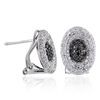 Image 2 : 14KT White Gold 1.01ctw Diamond Earrings