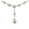 Image 2 : 14KT White Gold 0.95ctw Diamond Necklace