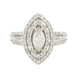 14KT White Gold 1.21ctw Diamond Ring