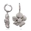 Image 2 : 14KT White Gold 6.46ctw Diamond Earrings