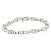 Image 1 : 14KT White Gold 9.93ctw Diamond Tennis Bracelet
