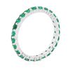 Image 2 : 14KT White Gold 2.88ctw Emerald Ring