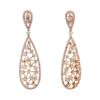 Image 1 : 14KT Rose Gold 2.02ctw Diamond Earrings