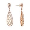 Image 2 : 14KT Rose Gold 2.02ctw Diamond Earrings