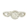 Image 1 : 14KT White Gold 0.85ctw Diamond Ring