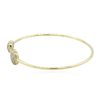 Image 2 : 14KT Yellow Gold 0.54ctw Diamond Bangle Bracelet