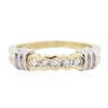 Image 1 : 14KT Two-Tone Gold 0.35ctw Diamond Ring