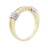 Image 3 : 14KT Two-Tone Gold 0.35ctw Diamond Ring