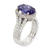 Image 3 : 14KT Two-Tone Gold 3.41ct Tanzanite and Diamond Ring