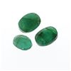 Image 1 : 4.08cts. Oval Cut Natural Emerald Parcel