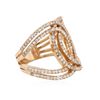 Image 2 : 14KT Rose Gold 1.25ctw Diamond Ring