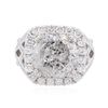 Image 1 : 18KT White Gold 8.40ctw Diamond Ring