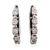 Image 1 : 14KT White Gold 1.46ctw Diamond Earrings