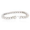 Image 3 : 14KT White Gold 6.98ctw Diamond Tennis  Bracelet