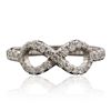 Image 1 : 14KT White Gold 0.56ctw Diamond Ring