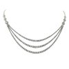 Image 1 : 14KT White Gold 11.60ctw Diamond Necklace