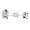 Image 2 : 14KT White Gold 1.16ctw Diamond Solitaire Earrings