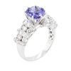 Image 3 : 14KT White Gold 2.62ct Tanzanite and Diamond Ring