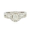 Image 1 : 14KT White Gold 1.20ctw Diamond Ring