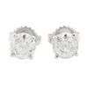 Image 1 : 14KT White Gold 1.33ctw Diamond Stud Earrings