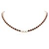 Image 1 : 14KT Yellow Gold 30.00ctw Ruby and Diamond Necklace
