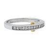 Image 2 : 18KT Two-Tone Gold 0.20ctw Diamond Ring