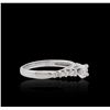 Image 2 : 14KT White Gold 0.55ctw Diamond Ring