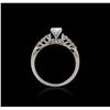 Image 3 : 14KT White Gold 0.55ctw Diamond Ring
