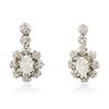 Image 1 : 14KT White Gold 2.45ctw Diamond Earrings