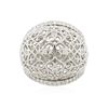 Image 1 : 14KT White Gold 0.71ctw Diamond Ring