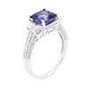 Image 3 : 14KT White Gold 2.52ct Tanzanite and Diamond Ring