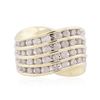 Image 1 : 10KT Yellow Gold 0.50ctw Diamond Ring