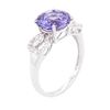 Image 3 : 14KT White Gold 3.25ct Tanzanite and Diamond Ring