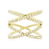 Image 1 : 14KT Yellow Gold 0.91ctw Diamond Ring