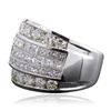 Image 2 : 18KT White Gold 4.92ctw Diamond Ring