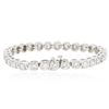 Image 2 : 14KT White Gold 7.26ctw Diamond Tennis  Bracelet