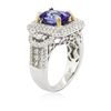 Image 3 : 14KT Two-Tone 2.79ct Tanzanite and Diamond Ring