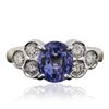 Image 1 : 14KT Yellow Gold 2.85ct Sapphire and Diamond Ring