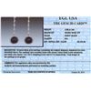 Image 3 : 18KT White Gold 5.87ctw Black Diamond Earrings
