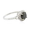Image 2 : 14KT White Gold 1.46ctw Diamond Ring