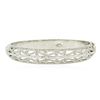 Image 1 : 18KT White Gold 1.68ctw Diamond Bangle Bracelet