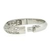Image 3 : 18KT White Gold 1.68ctw Diamond Bangle Bracelet