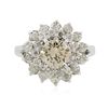 Image 1 : 14KT White Gold GIA Certified 1.79ctw Diamond Ring