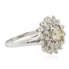 Image 2 : 14KT White Gold GIA Certified 1.79ctw Diamond Ring