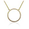Image 1 : 18KT Yellow Gold 1.00ctw Diamond Pendant With Chain